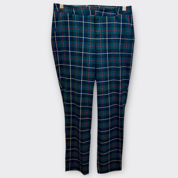 Tommy Hilfiger Hampton Black Watch Plaid Pants 2 Preppy Classic Academia Holiday - Picture 4 of 10